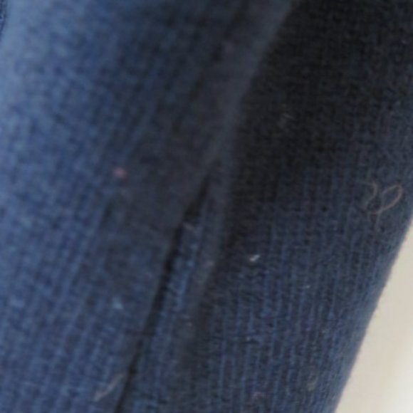 *Vintage* bhs Navy Blue Knit Top Size 16 (K376) - Picture 7 of 7